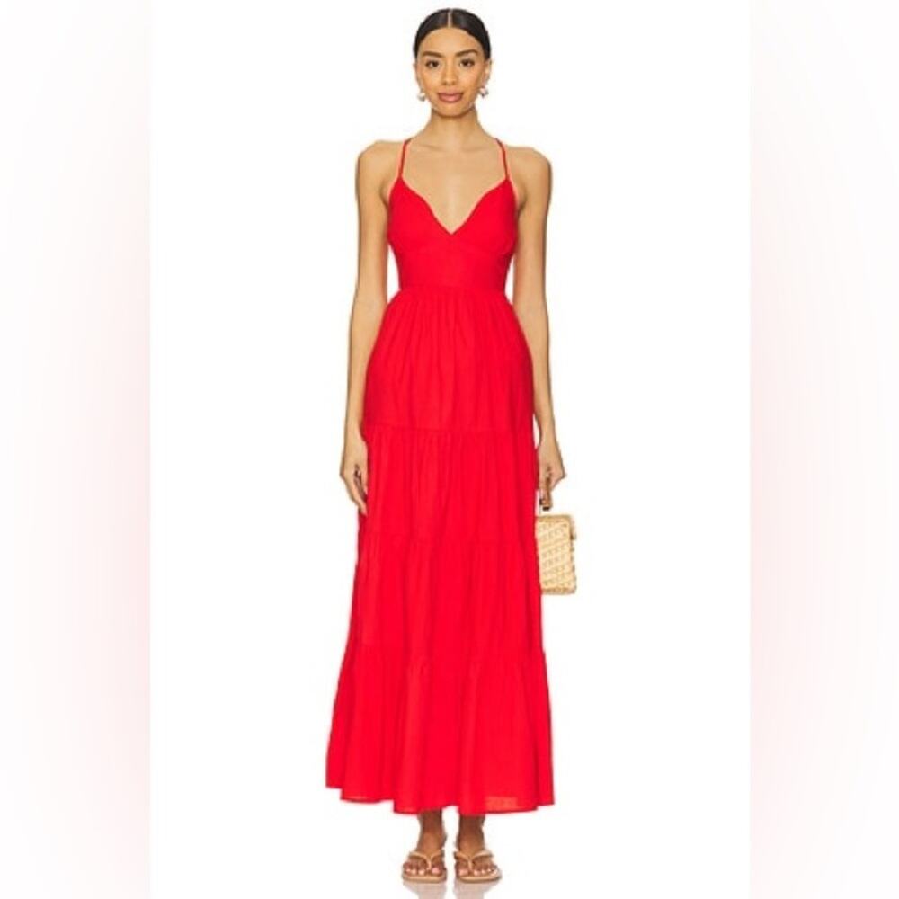 L*Space Laina Dress in Flame XL - Picture 5 of 11